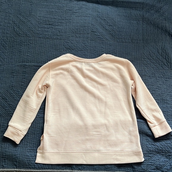 Jane + Delancey light pink sweatshirt. Loose fit. Size L - Picture 4 of 6